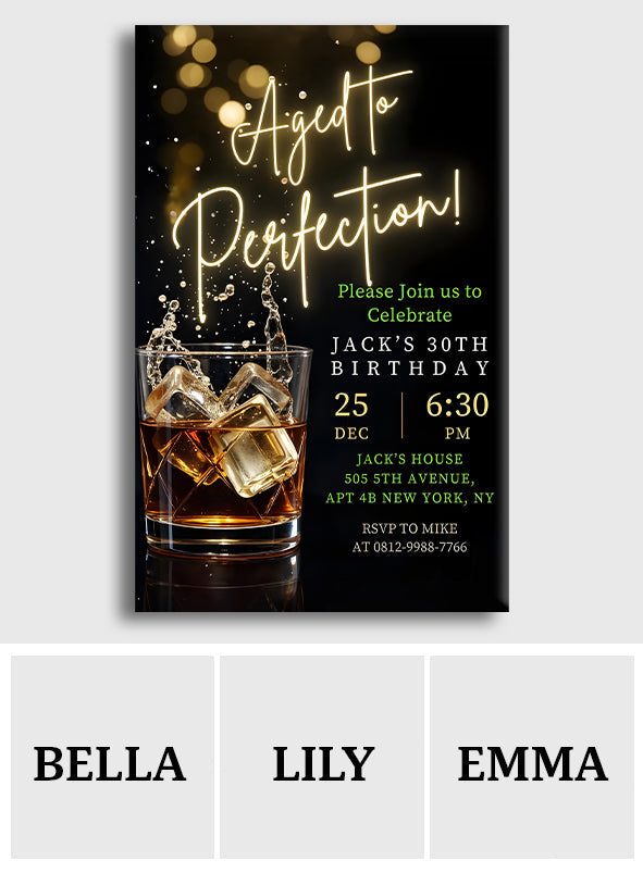 Happy Birthday - Personalized Birthday Canvas And Poster