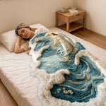 Believe - Personalized Christian Shaped Fleece Blanket