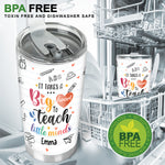 Back To School - Personalized Teacher Tumbler