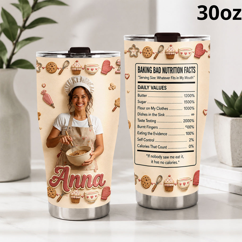 Baking Nutritions - Personalized Baking Tumbler