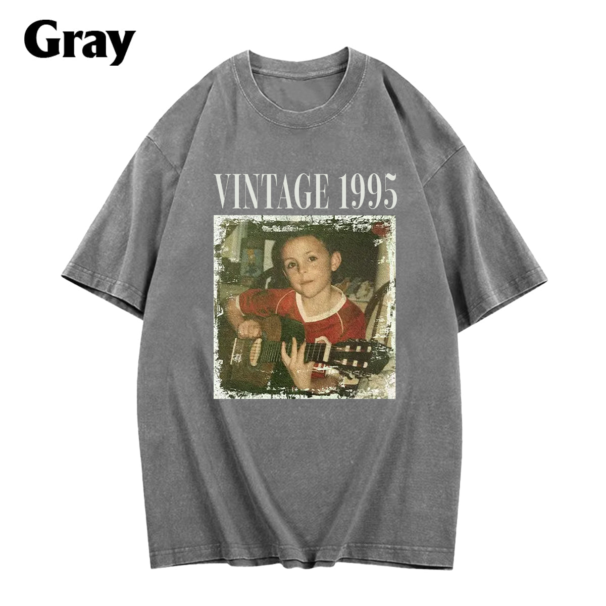 Birthday Gift - Personalized Birthday Washed T-Shirt