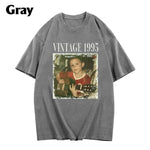 Birthday Gift - Personalized Birthday Washed T-Shirt