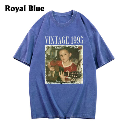 Birthday Gift - Personalized Birthday Washed T-Shirt