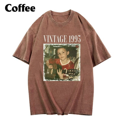Birthday Gift - Personalized Birthday Washed T-Shirt