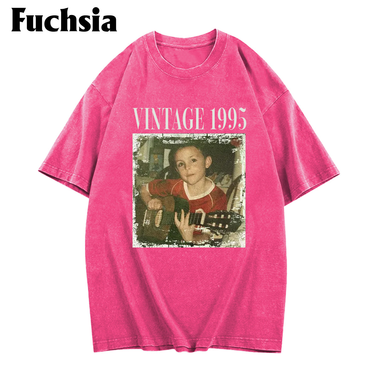 Birthday Gift - Personalized Birthday Washed T-Shirt