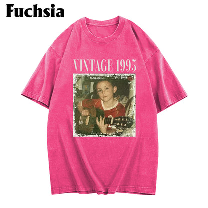 Birthday Gift - Personalized Birthday Washed T-Shirt