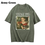 Birthday Gift - Personalized Birthday Washed T-Shirt