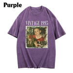 Birthday Gift - Personalized Birthday Washed T-Shirt