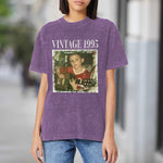 Birthday Gift - Personalized Birthday Washed T-Shirt