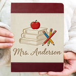 Teacher Gifts - Personalized Teacher Leather Journal