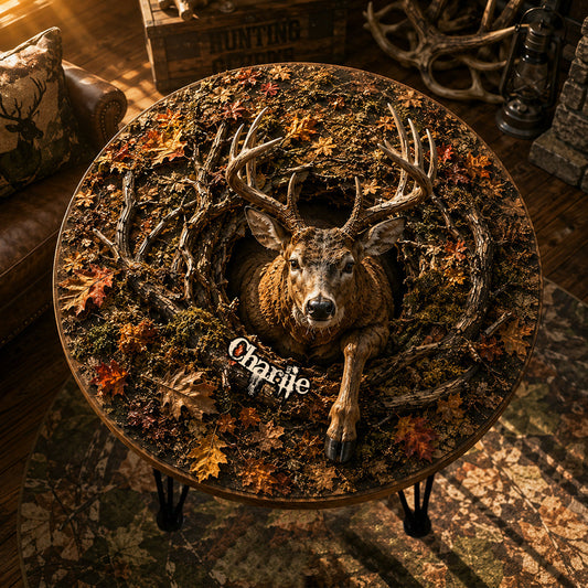 Hunting Lovers Gift - Personalized Hunting Table Custom Shape