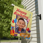 Happy Birthday - Personalized Birthday Garden Flag