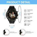 Initial Name Letter Gift For Gentleman - Personalized Real Men Hand Watch