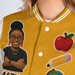 Any Photo Teacher Life - Personalized Teacher Varsity Jacket