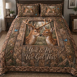 You & Me We Got This - Personalized Hunting Quilt Set