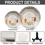 Happy Birthday - Personalized Birthday Ceramic Round Plate