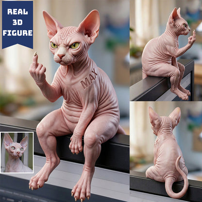 Pet Desk Monitor Figurine - Personalized Pet Premium 3D Figurine