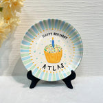 Happy Birthday - Personalized Birthday Ceramic Round Plate