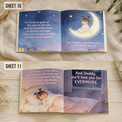 Little Love For Daddy - Personalized Kid Storybook