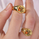 Born To Hunt - Personalized Hunting Signet Ring