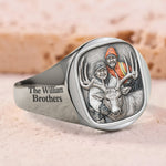 Born To Hunt - Personalized Hunting Signet Ring