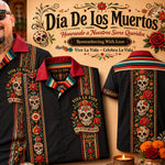 Dia De Los Muertos - Personalized Mexico Hawaiian Shirt