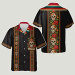 Dia De Los Muertos - Personalized Mexico Hawaiian Shirt