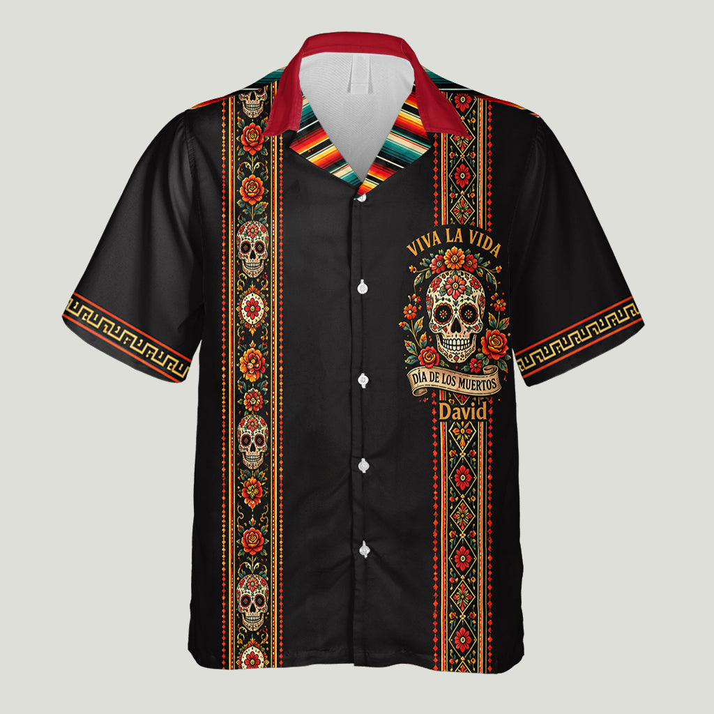 Dia De Los Muertos - Personalized Mexico Hawaiian Shirt