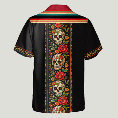 Dia De Los Muertos - Personalized Mexico Hawaiian Shirt