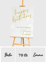 Happy Birthday - Personalized Birthday Canvas And Poster
