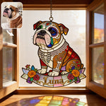 Celebrate Day Of The Dead - Personalized Pet 3D Printed Glass Suncatcher