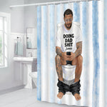 Best Time Of Day - Personalized Father Bathroom Curtain & Mats Set
