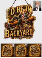 Whiskey & Cigar Lovers, Gift for Man - Personalized Whisky LED Light Acrylic Sign