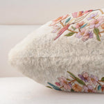 Hummingbird Nana - Personalized Grandma Faux Fur Square Pillow