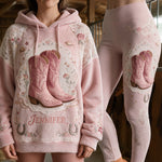 Cute Cowgirls - Personalized Cowgirl Hoodie and Leggings