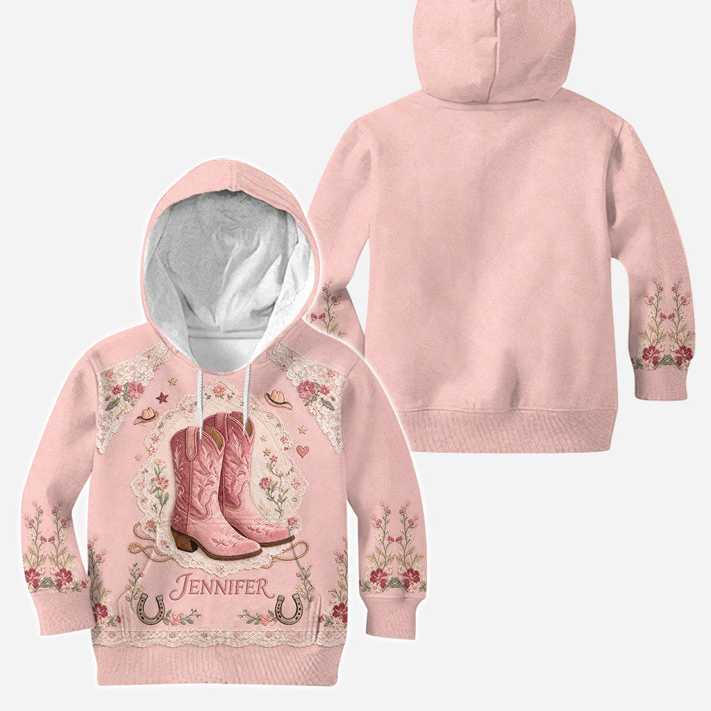Cute Cowgirls - Personalized Cowgirl Hoodie and Leggings