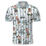 Best Dad By Par - Personalized Golf Polo Shirt