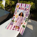 Any Photo - Personalized Self Love Quick-dry Beach Towel/ Bath Towel