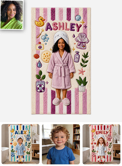 Any Photo - Personalized Self Love Quick-dry Beach Towel/ Bath Towel