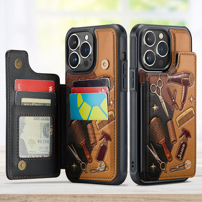 Hairdresser Scissors - Personalized Hairdresser Fully Printed Wallet Phone Case