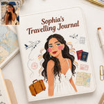 Custom Leather Travelling Journal - Personalized Travelling Leather Journal