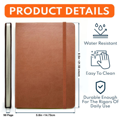 Custom Leather Travelling Journal - Personalized Travelling Leather Journal