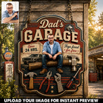 Dad's Garage - Personalized Father Cut Metal Sign