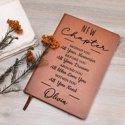 Birthday Gift - Personalized Birthday Leather Journal