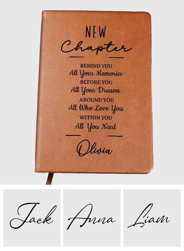 Birthday Gift - Personalized Birthday Leather Journal