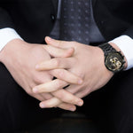 Couple Skull Watch Set With Case - Personalized Couple Hand Watch