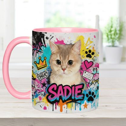Custom Any Pet Photo - Personalized Dog Accent Mug