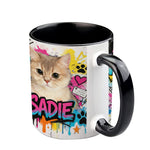 Custom Any Pet Photo - Personalized Dog Accent Mug