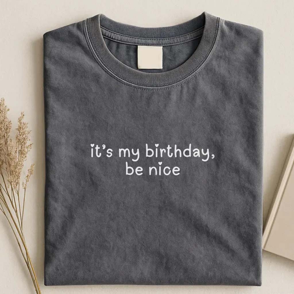 Birthday Gift - Birthday Washed T-Shirt