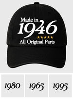 Birthday Gift - Personalized Birthday Embroidered Classic Cap